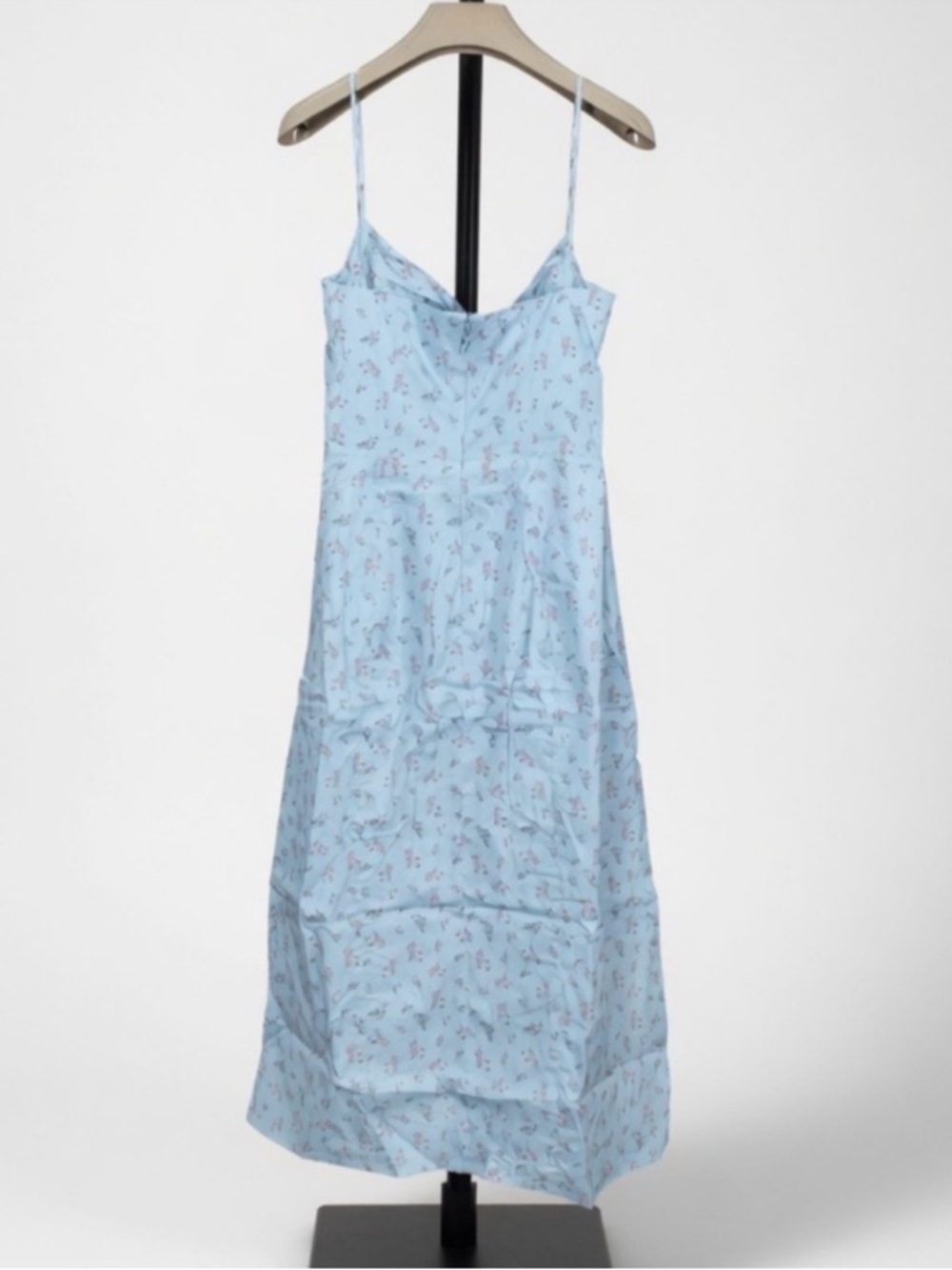 HOUSE OF CB 'Carina' Blue Floral Bustier Midi Dress/ Small US 4-6 $195 - Picture 7 of 9